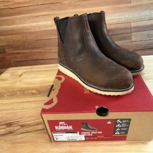 KODIAK - WHITTON CHELSEA STEEL TOE BOOTS - WOMEN'S SIZE 7